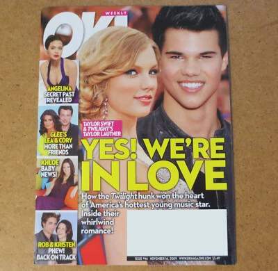 OK Magazine Taylor Swift Angelina Jolie Vampire Diaries Kayla Ewell - Image 1 of 4