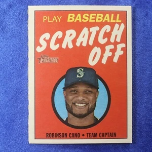 2019 Topps Heritage #13: Robinson Cano [Scratch Off] (INS-187) - Picture 1 of 1