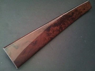 2003 AUDI A6 QUATTRO C5 ALLROAD RIGHT FRONT DOOR INTERIOR WOOD TRIM VAVONA BROWN - Image 1 of 4