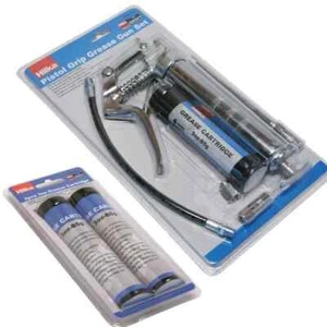 PISTOL GRIP MANUAL GREASE GUN SET WITH GREASE CARTRIDGE WITH 3 CARTRIDGES - Picture 1 of 1