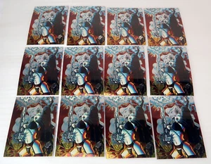 LOT of 12 Lady Death Chrome Series 1994 Promo Card #1 Krome Productions Chaos! - Picture 1 of 3