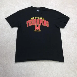 Maryland Terrapins T Shirt Mens Large Black Fanatics - Picture 1 of 11