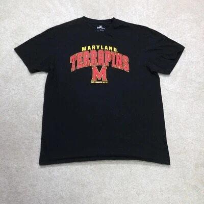 Maryland Terrapins T Shirt Mens Large Black Fanatics - Image 1 of 4