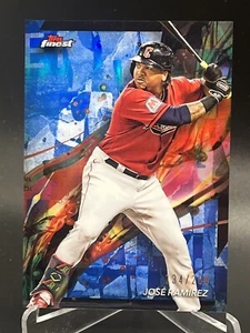 2024 Topps Finest Jose Ramirez Blue Refractor /200 Cleveland Guardians ⚾️🔥 - Picture 1 of 1