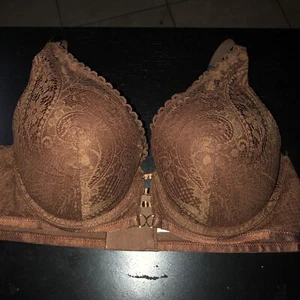 NWT Aerie Womens 38C Real Power Brown Plunge Bra MSRP $60 - Picture 1 of 4