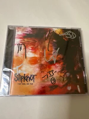 Slipknot Autographed The End, So Far Sign CD 2022 Signed 6 Autos Brand New Seald - Image 1 of 4