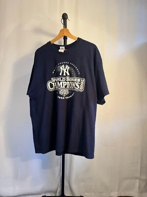复古 2009 年纽约洋基队世界系列冠军 T 恤 XL — 第 1/3 张图片