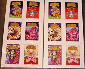 2018 GARBAGE PAIL KIDS GROSS CARD CON 2 UNCUT SHEETS PRISM AND MATTE RARE  - Picture 1 of 4