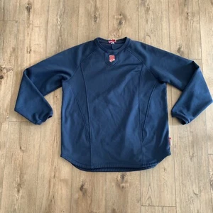 Vintage Majestic Minnesota Twins Retro M Logo Therma Base Warm Up Sweatshirt L - Picture 1 of 7