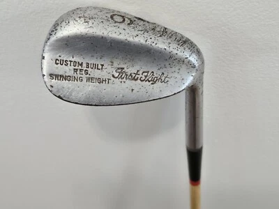 VINTAGE FIRST FLIGHT 6 IRON GOLF CLUB RIGHT HAND METAL SHAFT CUSTOM BUILT 37.5" - Image 1 of 4