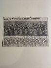 Colby Northwest Kansas League Champs 1938 Sporting News Football 6X4 Team Panel