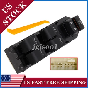 84820-0R040 Driver Side LED Power Window Auto Switch For 2007-2021 Toyota Tundra - Picture 1 of 12