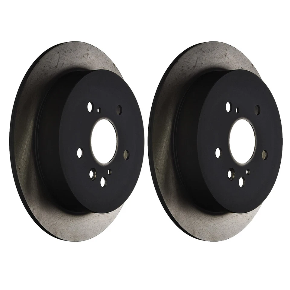 Juego de 2 rotores de freno de disco traseros originales OEM para Toyota Sienna 04-10 Foto 1 de 1