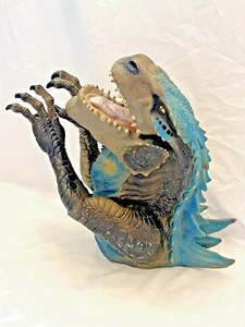 1998 Toho Large Rubber Godzilla T-Rex Dinosaur Hand Puppet Resaurus Co Realistic - Picture 1 of 20
