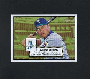 2001 Topps Heritage #279 CARLOS BELTRAN Royals RED BACK (1952 Topps Design) NRMT - Picture 1 of 2