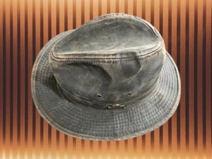 Wachstuch Hut Herren 7 gewachste Baumwolle Safari Angeln Jagd roter Kopf Outback - Bild 1 von 7