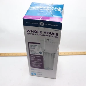 GE Whole House Water Filtration System Reduce Sediment Plastic White GXWH20T - Picture 1 of 4