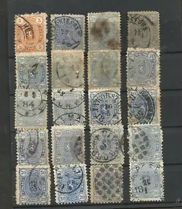 FINNLAND YV # 14/16/16ba/16b, LOT 20 BRIEFMARKEN, SIEHE GESTEMPELT - Bild 1 von 1