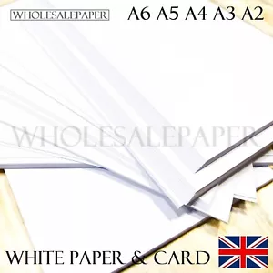 More details for a2 a3 a4 a5 a6 white card making thick paper printer copier sheets 300gsm crafts