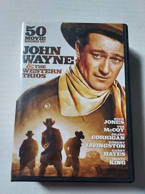John Wayne And The Western Trios 50 Movie Round-Up DVD 2015 The Rough Riders Foto 1 de 4