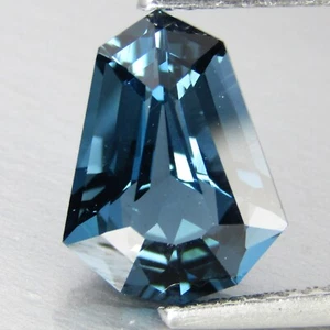 2.75Cts Hi-Grade Natural London Blue Topaz Fancy Precision Cut Loose Gem - Picture 1 of 6