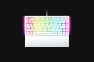 Razer BlackWidow V4 75%-Hot-swappable Mechanical Gaming Keyboard-White Edition-U - Picture 1 of 1