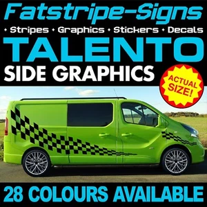 to fit FIAT TALENTO GRAPHICS STICKERS STRIPES DAY VAN CAMPER SWB LWB L1 L2 H1 H2 - Picture 1 of 2