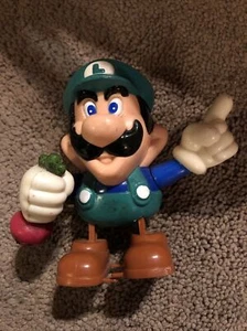 Vtg 1989 SUPER MARIO Bros 2 Luigi Wind Up Figure Nasta RARE TOY Read Description - Picture 1 of 11