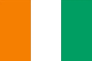 ELFENBEINKÜSTE LAND FLAGGE GLÄNZEND POSTER BILD FOTO Cote Akan Anyin Abidjan 786 - Bild 1 von 1