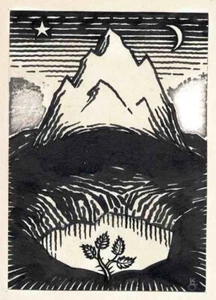 Kurt Opitz - Bergsee mit Rosenzweig - Studie 16 x 24 cm Original Zeichnung - Picture 1 of 1