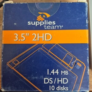 10 disquettes, neuves et emballées, 1,44 Mo - Photo 1/1