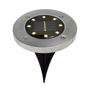 Ground Light Pool 12 LED Stainless Steel Warm White 2V/100mA 4.72 Inches ABS - Picture 1 of 12