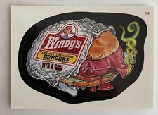 2007 Topps Wacky Packages Series 6 #14 Windy’s Oldcut The Cheese Burgers