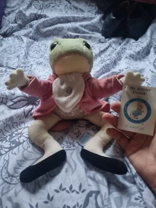 1972 Vintage BNWT EDEN BEATRIX POTTER FROG MR. JEREMY FISHER Plush Peter Rabbit - Picture 1 of 6
