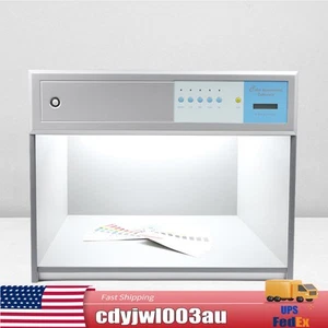 Color Matching Box Color Assessment Cabinet 4 Light Sources Light Box 110V - Bild 1 von 14