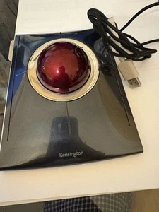 Kensington Black SlimBlade Trackball Wired Mouse - Photo 1/3