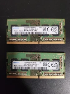 2 Samsung 4GB 1Rx16 PC4-3200 SODIMM DDR4 Laptop Memory RAM M471A5244GB0-CWE - Picture 1 of 1