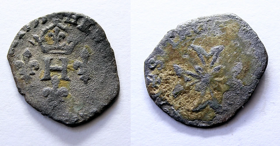 Liard de Henri de Bourbon Montpensier (principauté de Dombes) - Photo 1/1