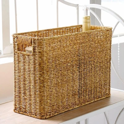 Cesta de armazenamento de tecido organizador prático de armazenamento para prateleiras de armários de cozinha - Imagem 1 de 4