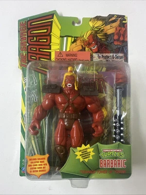 Figura de acción TMNT The Savage Dragon Barbaric 1995 Playmates juguetes nuevo en paquete Foto 1 de 4