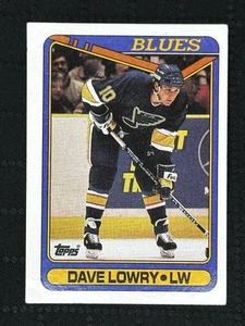 1990-91 Topps Dave Lowry #370 - Picture 1 of 2