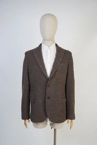 Eleventy Men’s Wool Blazer – Made in Italy Size 50 (R) Brown Unlined - Picture 1 of 17