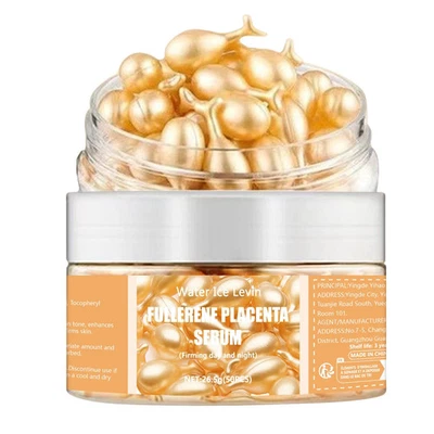 50Pcs Collagen Face Care Hyaluronic Acid Capsules Serum Acne Wrinkle Remover - image 1 of 4