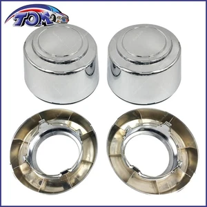 8lug 16" Chrome Wheel Center Hub Caps Nut Covers For Ford Truck Van Alloy Wheel - Picture 1 of 8