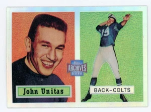 2001 Topps Archives Reserve Johnny Unitas #46 Colts - Picture 1 of 1