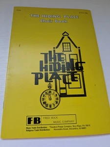 The Hiding Place Choir Book Fred Bock 1976 Excellent Condition No Marks - Picture 1 of 4