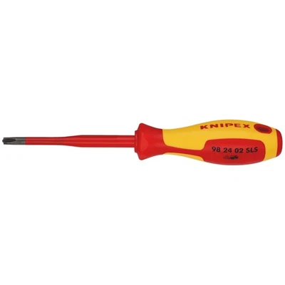 KNIPEX VDE Insulated Plus Minus Phillips Screwdriver PH/S2 x 100mm 28056 - Image 1 of 4