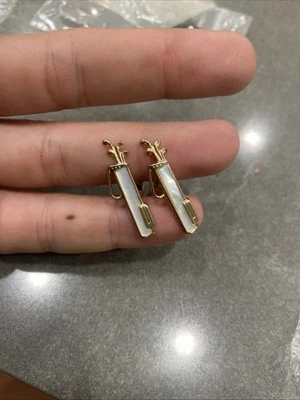 Bolsa y palos de golf Swank vintage color dorado con gemelos madreperla-usados Foto 1 de 2