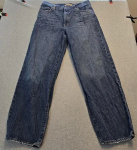 Levis Premium Baggy Dad Jeans Womens 29 Blue Denim High Rise Loose Fit Waterless - Picture 1 of 13