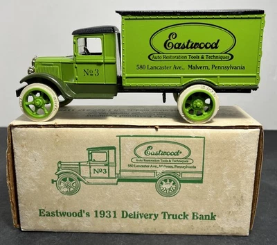 ERTL 1990 Eastwood 1931 Hawkeye Delivery Truck Coin Bank With Key #2420 - Image 1 of 4